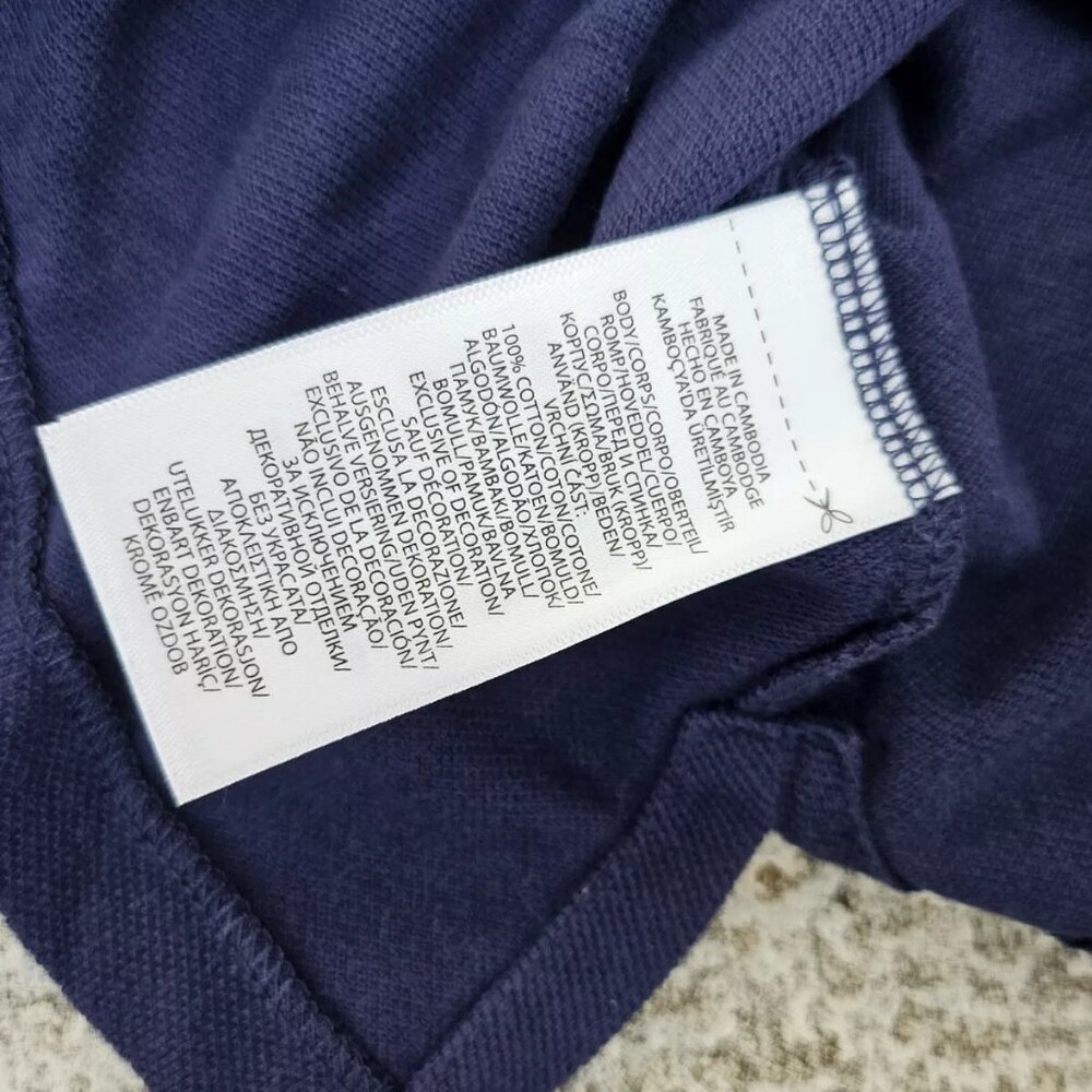 polo Ralph Lauren Kids Polo Tee Blue Cotton Short Sleeve T Shirt Size 4t/4 - Picture 8 of 8